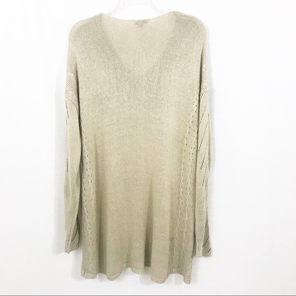 Cato Tan V-neck Sweater - Picture 2 of 2
